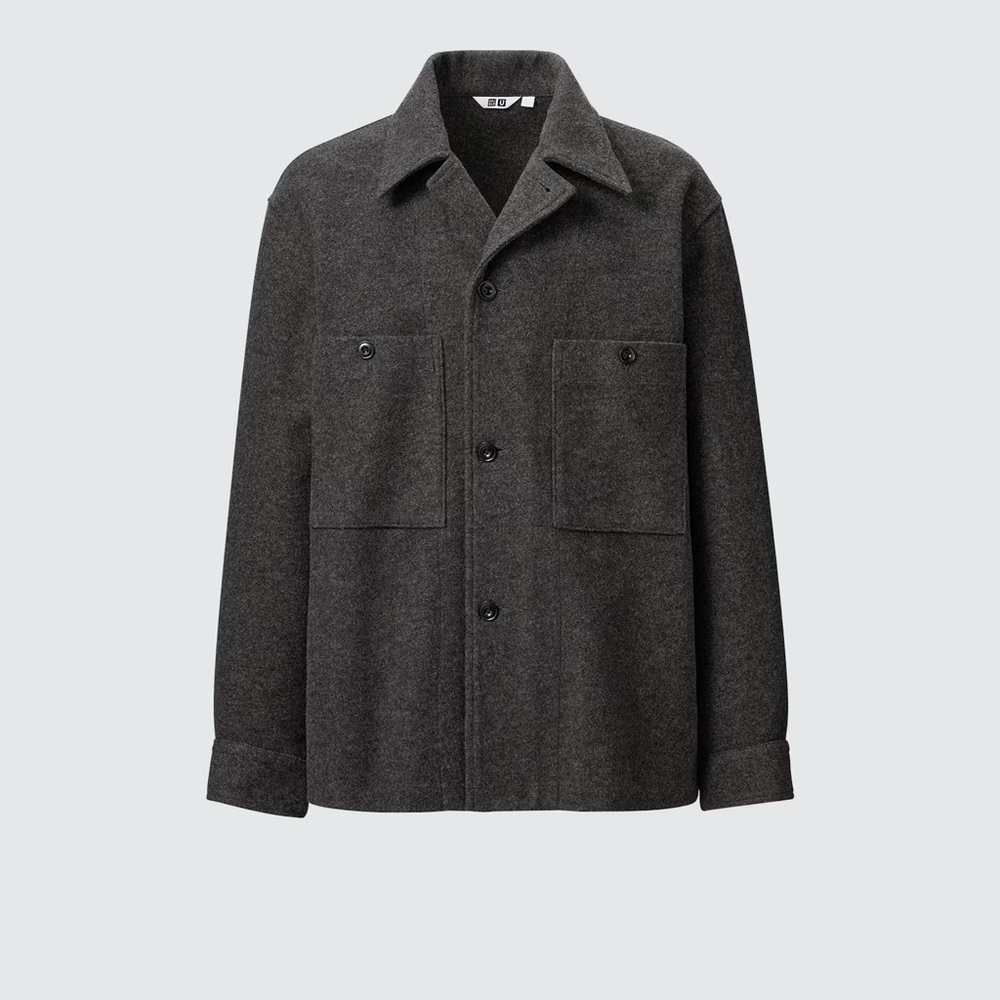 Uniqlo Fleece Jersey Overshirt in XXS